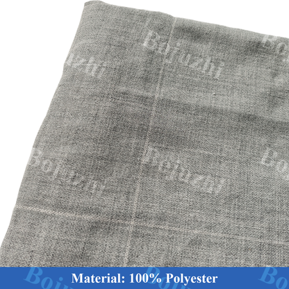 Bojuzhi Grey 100% Polyester Tufting Cloth with White Grid, Suitable for Carpet Making