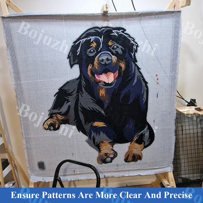 Bojuzhi Grey 100% Polyester Tufting Cloth with White Grid, Suitable for Carpet Making